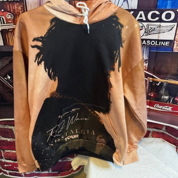 Rod Wave Nostalgia Tour Adult Long Sleeve Hoodie Size Large - Picture 1 of 6